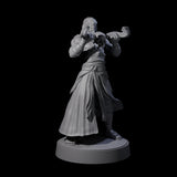 Muscled Death Cultist F Miniature for Dungeons and Dragons, Pathfinder or other TTRPGs