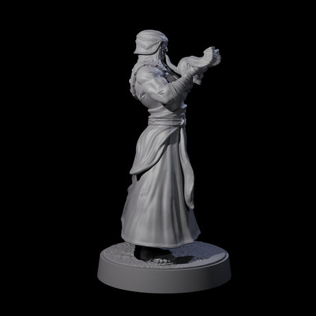 Muscled Death Cultist F Miniature for Dungeons and Dragons, Pathfinder or other TTRPGs