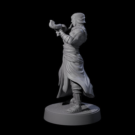 Muscled Death Cultist F Miniature for Dungeons and Dragons, Pathfinder or other TTRPGs