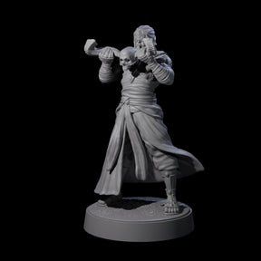 Muscled Death Cultist F Miniature for Dungeons and Dragons, Pathfinder or other TTRPGs