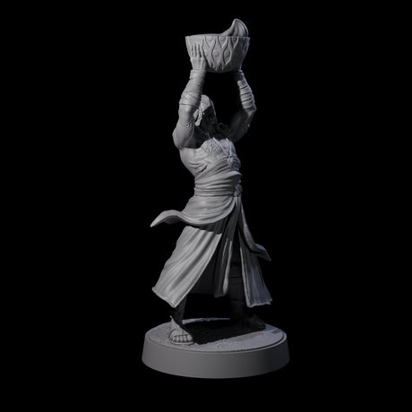 Muscled Death Cultist G Miniature for Dungeons and Dragons, Pathfinder or other TTRPGs