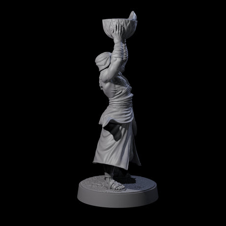 Muscled Death Cultist G Miniature for Dungeons and Dragons, Pathfinder or other TTRPGs