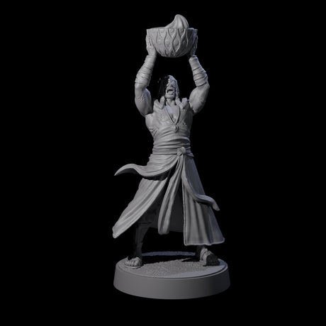 Muscled Death Cultist G Miniature for Dungeons and Dragons, Pathfinder or other TTRPGs