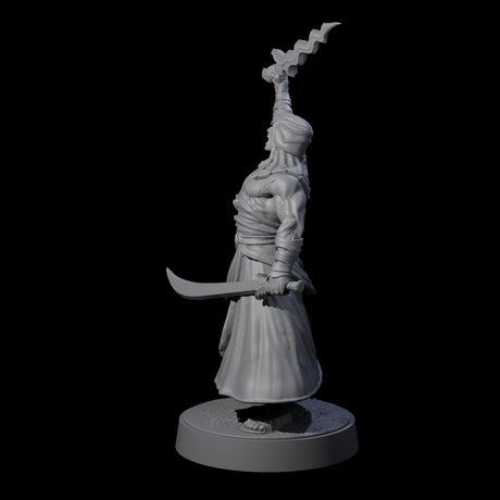 Muscled Death Cultist H Miniature for Dungeons and Dragons, Pathfinder or other TTRPGs