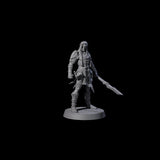 Muscular Elf Frost Guardian A Miniature for Dungeons and Dragons, Pathfinder or other TTRPGs
