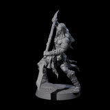Muscular Elf Frost Guardian C Miniature for Dungeons and Dragons, Pathfinder or other TTRPGs