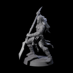Muscular Elf Frost Guardian C Miniature for Dungeons and Dragons, Pathfinder or other TTRPGs
