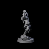 Muscular Elf Frost Guardian D Miniature for Dungeons and Dragons, Pathfinder or other TTRPGs