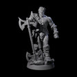 Muscular Half Orc Barbarian Miniature for Dungeons and Dragons, Pathfinder or other TTRPGs