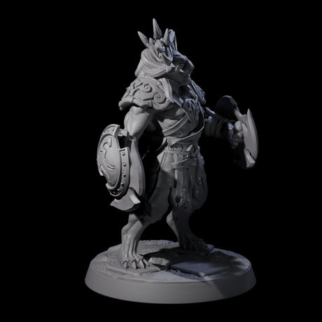 Muscular Leonin Warrior A Miniature for Dungeons and Dragons, Pathfinder or other TTRPGs