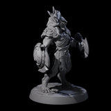 Muscular Leonin Warrior A Miniature for Dungeons and Dragons, Pathfinder or other TTRPGs