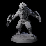 Muscular Leonin Warrior B Miniature for Dungeons and Dragons, Pathfinder or other TTRPGs