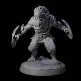 Muscular Leonin Warrior B Miniature for Dungeons and Dragons, Pathfinder or other TTRPGs