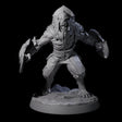 Muscular Leonin Warrior B Miniature for Dungeons and Dragons, Pathfinder or other TTRPGs