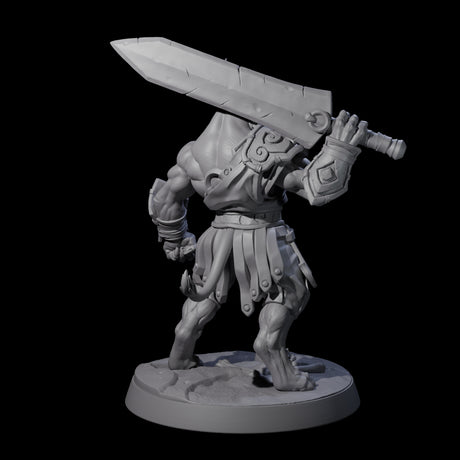 Muscular Leonin Warrior C Miniature for Dungeons and Dragons, Pathfinder or other TTRPGs