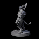 Muscular Leonin Warrior C Miniature for Dungeons and Dragons, Pathfinder or other TTRPGs