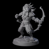 Muscular Leonin Warrior D Miniature for Dungeons and Dragons, Pathfinder or other TTRPGs