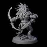 Muscular Leonin Warrior D Miniature for Dungeons and Dragons, Pathfinder or other TTRPGs