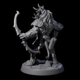 Muscular Leonin Warrior D Miniature for Dungeons and Dragons, Pathfinder or other TTRPGs