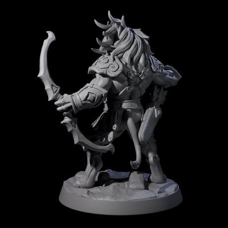 Muscular Leonin Warrior D Miniature for Dungeons and Dragons, Pathfinder or other TTRPGs