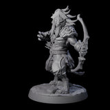 Muscular Leonin Warrior D Miniature for Dungeons and Dragons, Pathfinder or other TTRPGs
