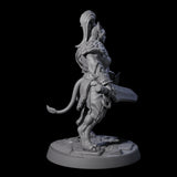 Muscular Leonin Warrior E Miniature for Dungeons and Dragons, Pathfinder or other TTRPGs