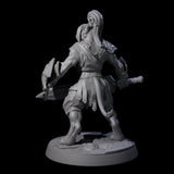Muscular Leonin Warrior E Miniature for Dungeons and Dragons, Pathfinder or other TTRPGs