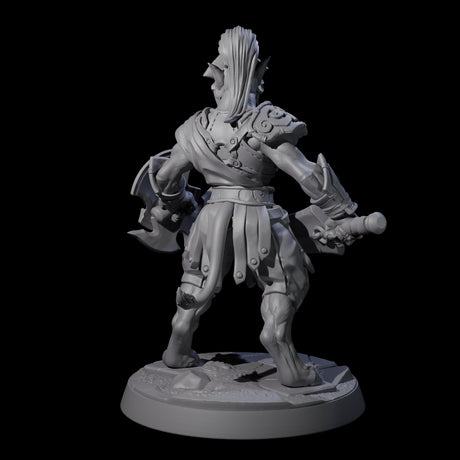 Muscular Leonin Warrior E Miniature for Dungeons and Dragons, Pathfinder or other TTRPGs