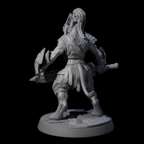Muscular Leonin Warrior E Miniature for Dungeons and Dragons, Pathfinder or other TTRPGs