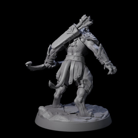 Muscular Leonin Warrior F Miniature for Dungeons and Dragons, Pathfinder or other TTRPGs