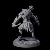 Muscular Leonin Warrior F Miniature for Dungeons and Dragons, Pathfinder or other TTRPGs