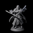 Muscular Pirate Blade Dancer Miniature for Dungeons and Dragons, Pathfinder or other TTRPGs