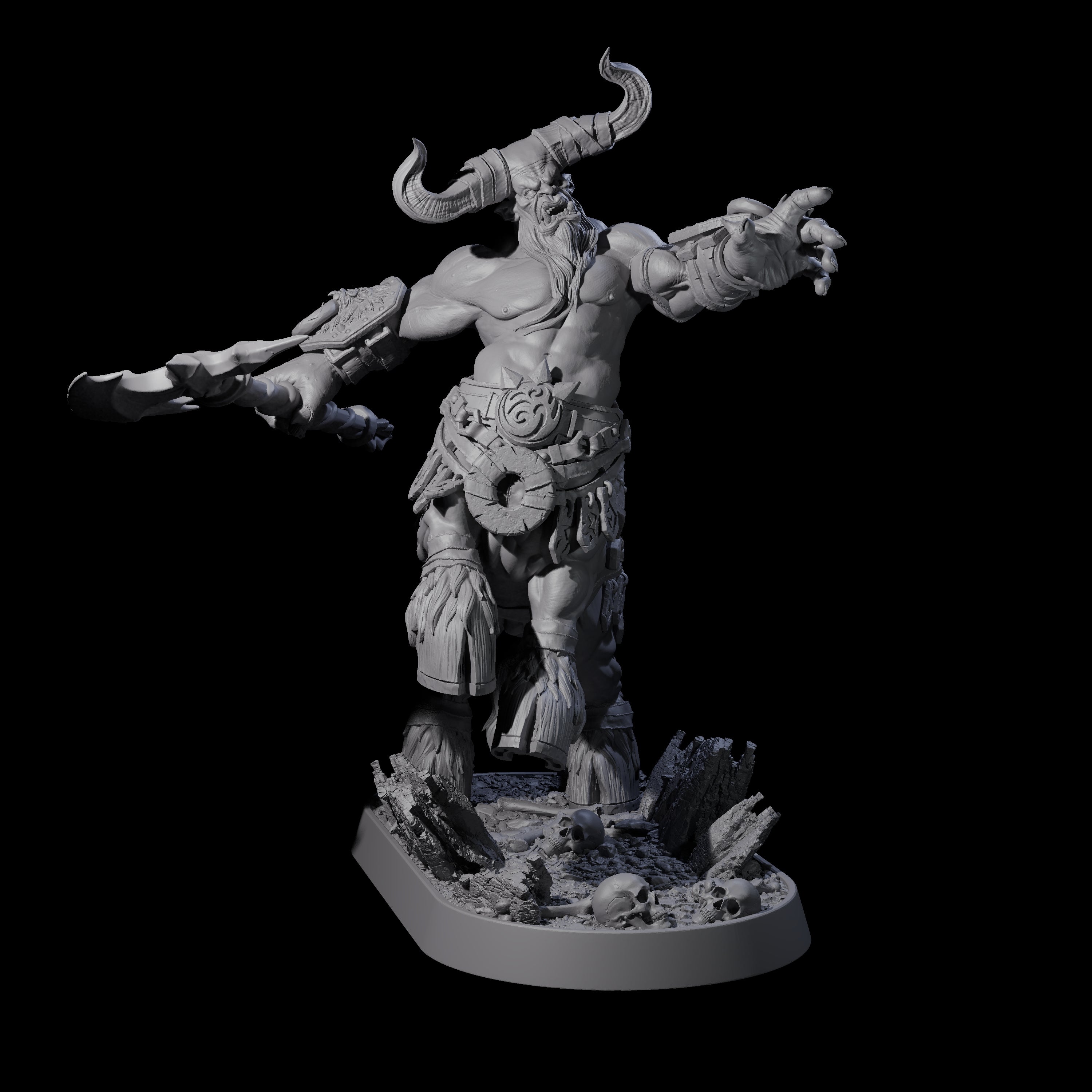 Muscular Raging Centaur A Miniature for Dungeons and Dragons, Pathfinder or other TTRPGs