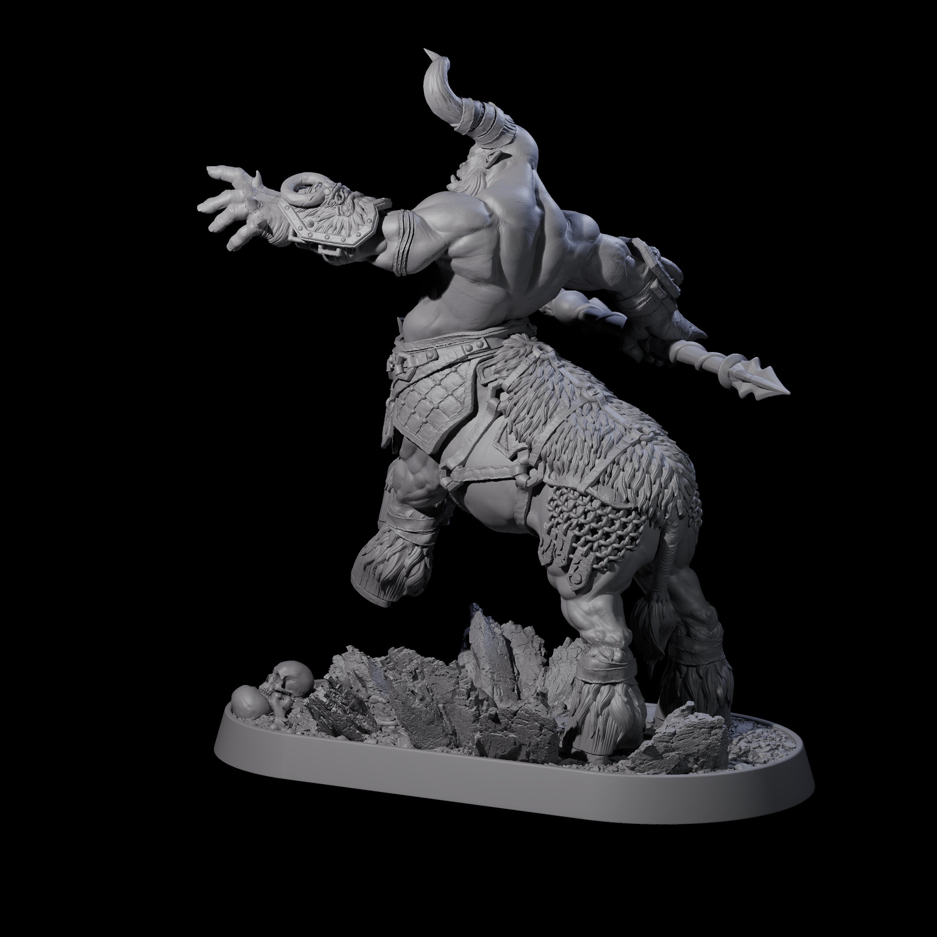 Muscular Raging Centaur A Miniature for Dungeons and Dragons, Pathfinder or other TTRPGs