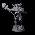 Muscular Raging Centaur B Miniature for Dungeons and Dragons, Pathfinder or other TTRPGs