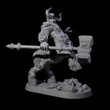 Muscular Raging Centaur C Miniature for Dungeons and Dragons, Pathfinder or other TTRPGs