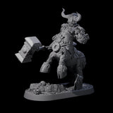 Muscular Raging Centaur C Miniature for Dungeons and Dragons, Pathfinder or other TTRPGs