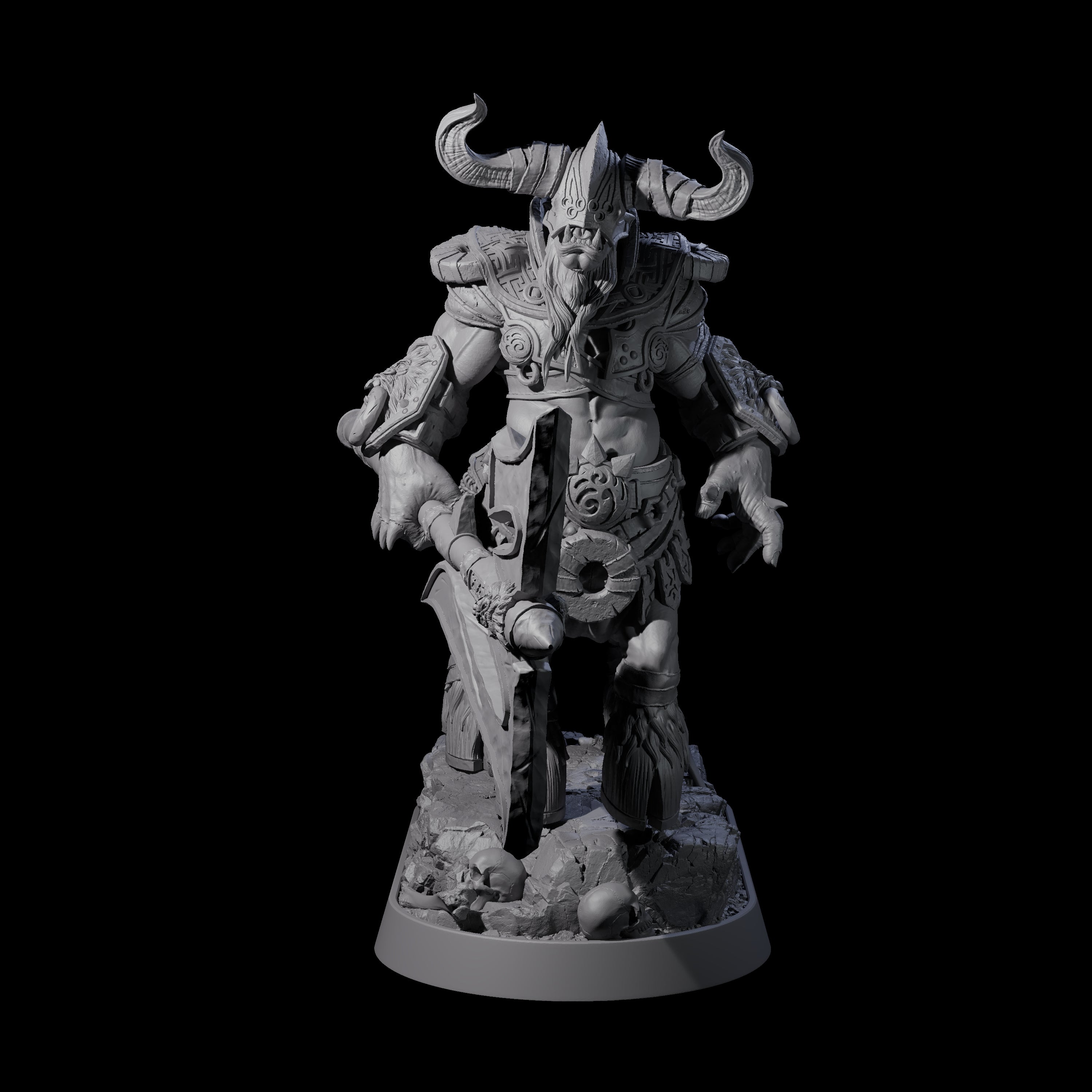 Muscular Raging Centaur D Miniature for Dungeons and Dragons, Pathfinder or other TTRPGs