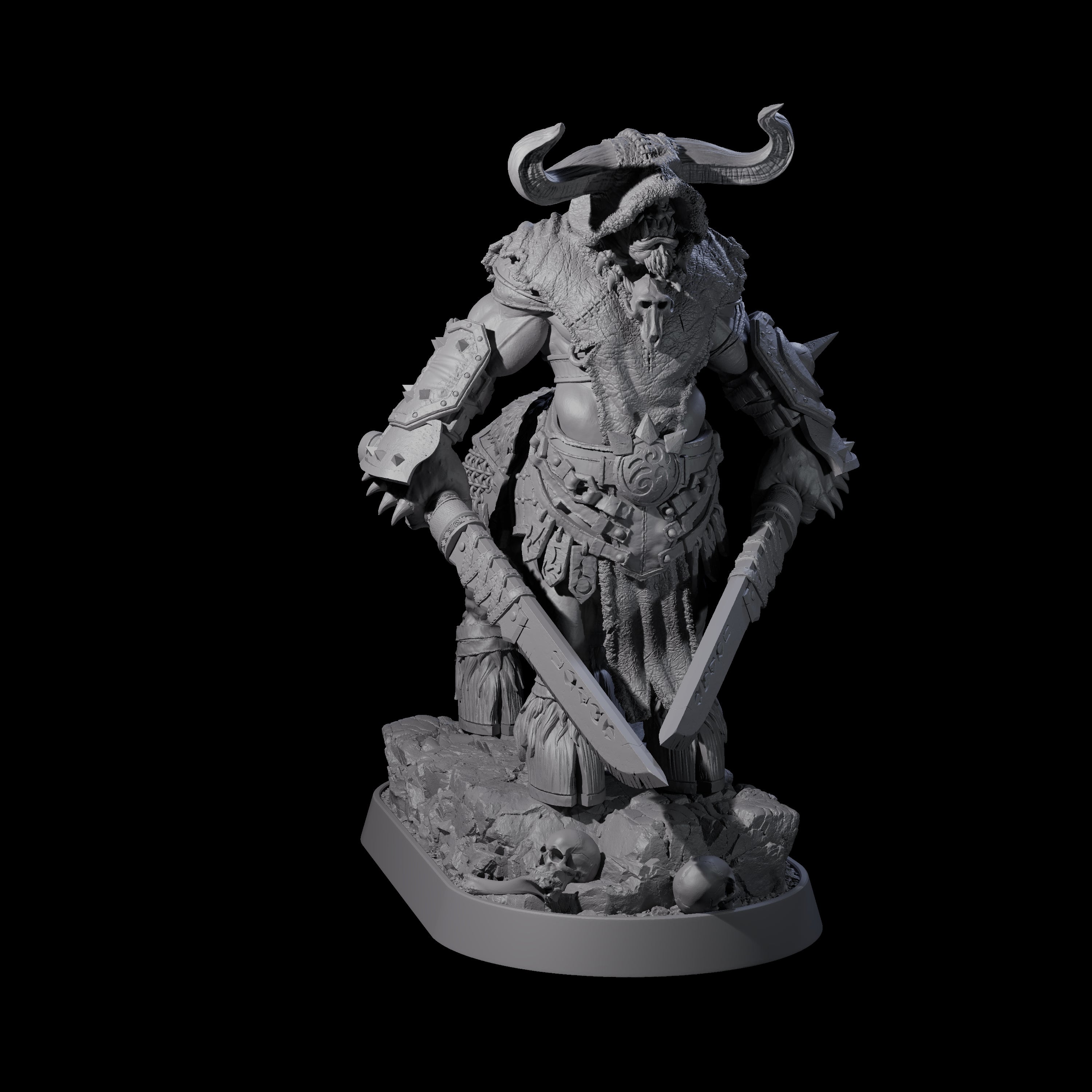 Muscular Raging Centaur E Miniature for Dungeons and Dragons, Pathfinder or other TTRPGs