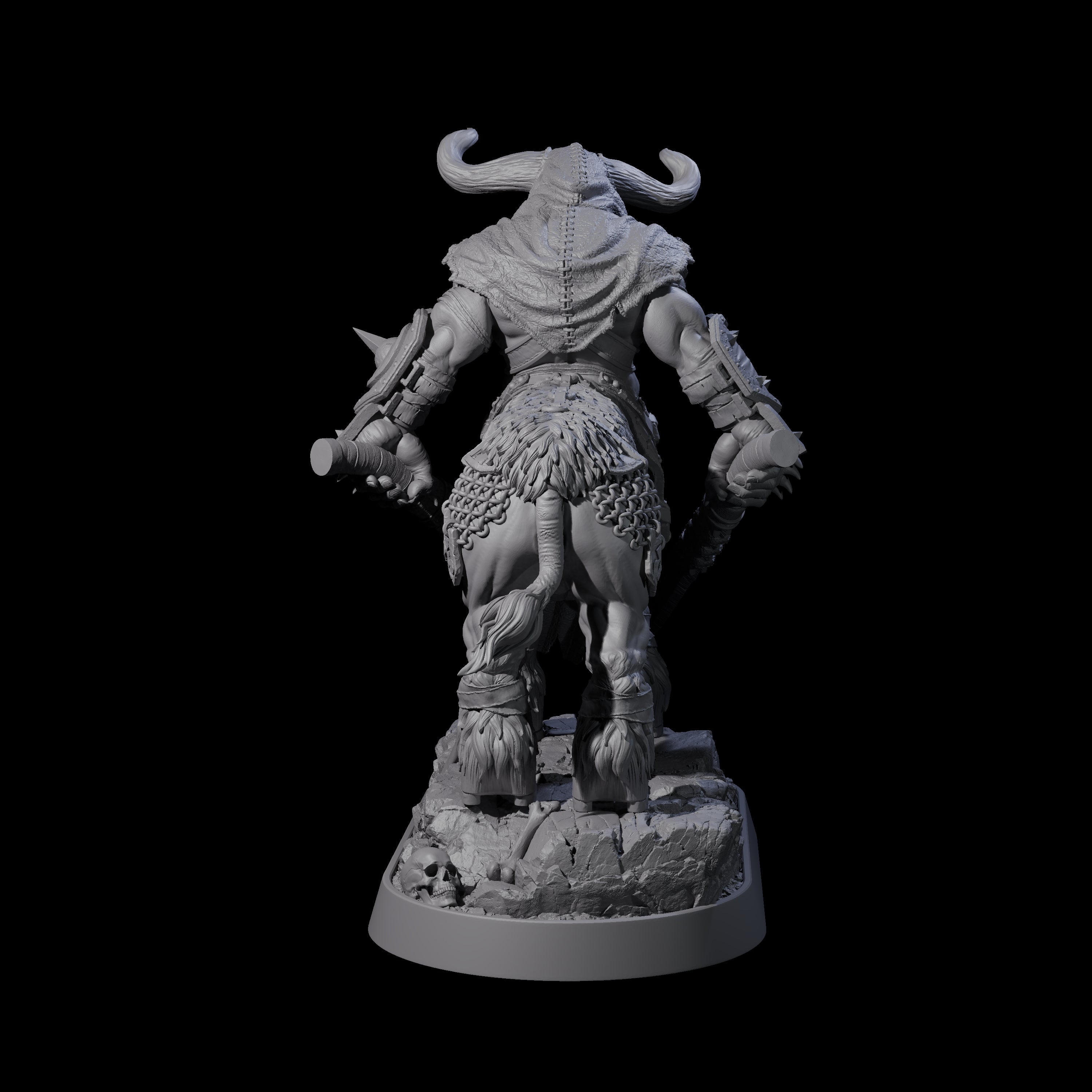 Muscular Raging Centaur E Miniature for Dungeons and Dragons, Pathfinder or other TTRPGs