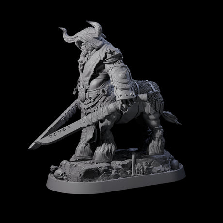 Muscular Raging Centaur E Miniature for Dungeons and Dragons, Pathfinder or other TTRPGs