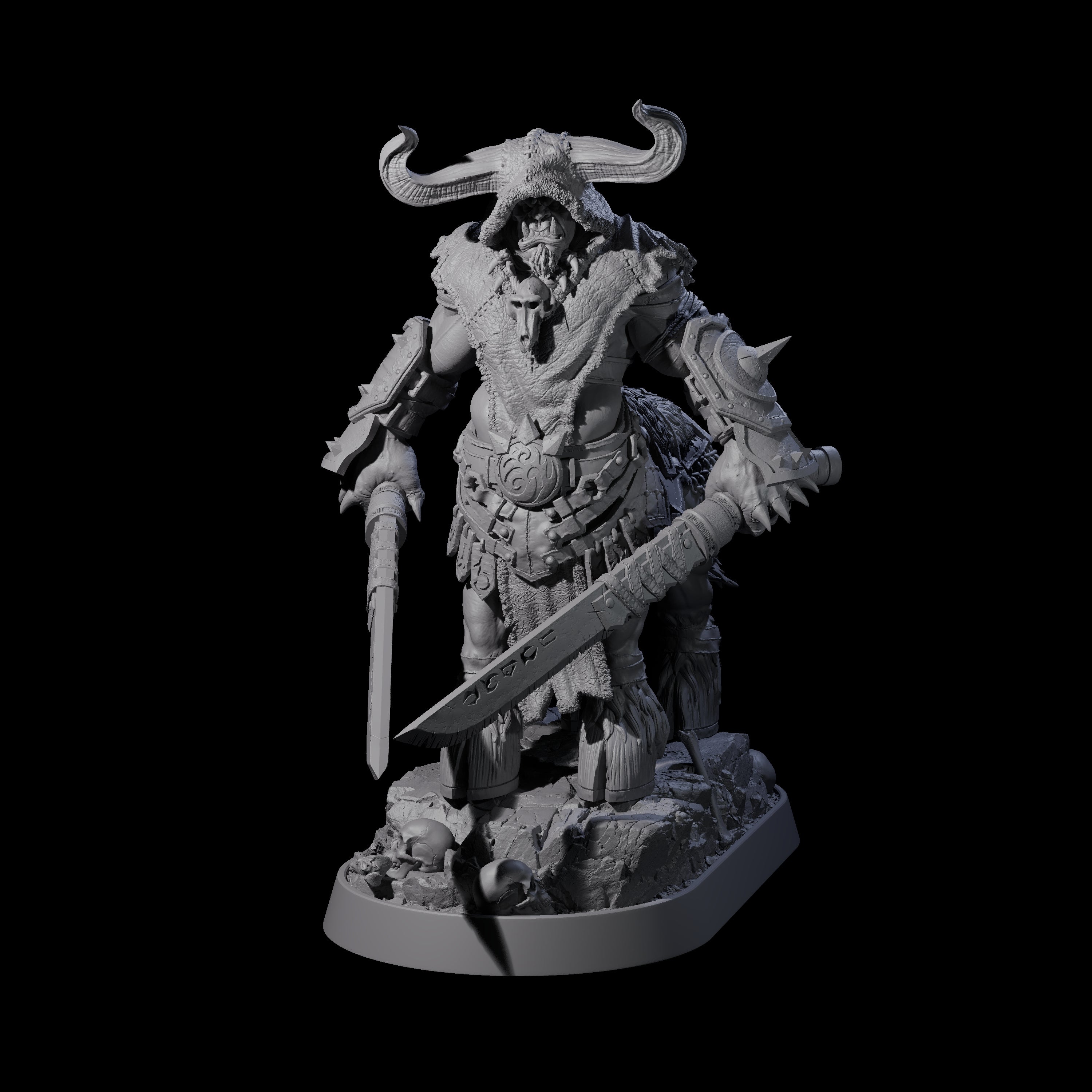 Muscular Raging Centaur E Miniature for Dungeons and Dragons, Pathfinder or other TTRPGs