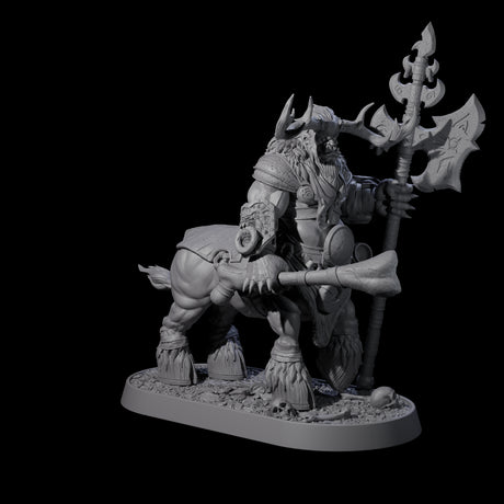 Muscular Raging Centaur F Miniature for Dungeons and Dragons, Pathfinder or other TTRPGs
