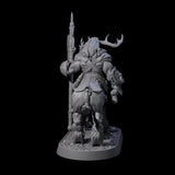 Muscular Raging Centaur F Miniature for Dungeons and Dragons, Pathfinder or other TTRPGs
