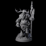 Muscular Raging Centaur F Miniature for Dungeons and Dragons, Pathfinder or other TTRPGs