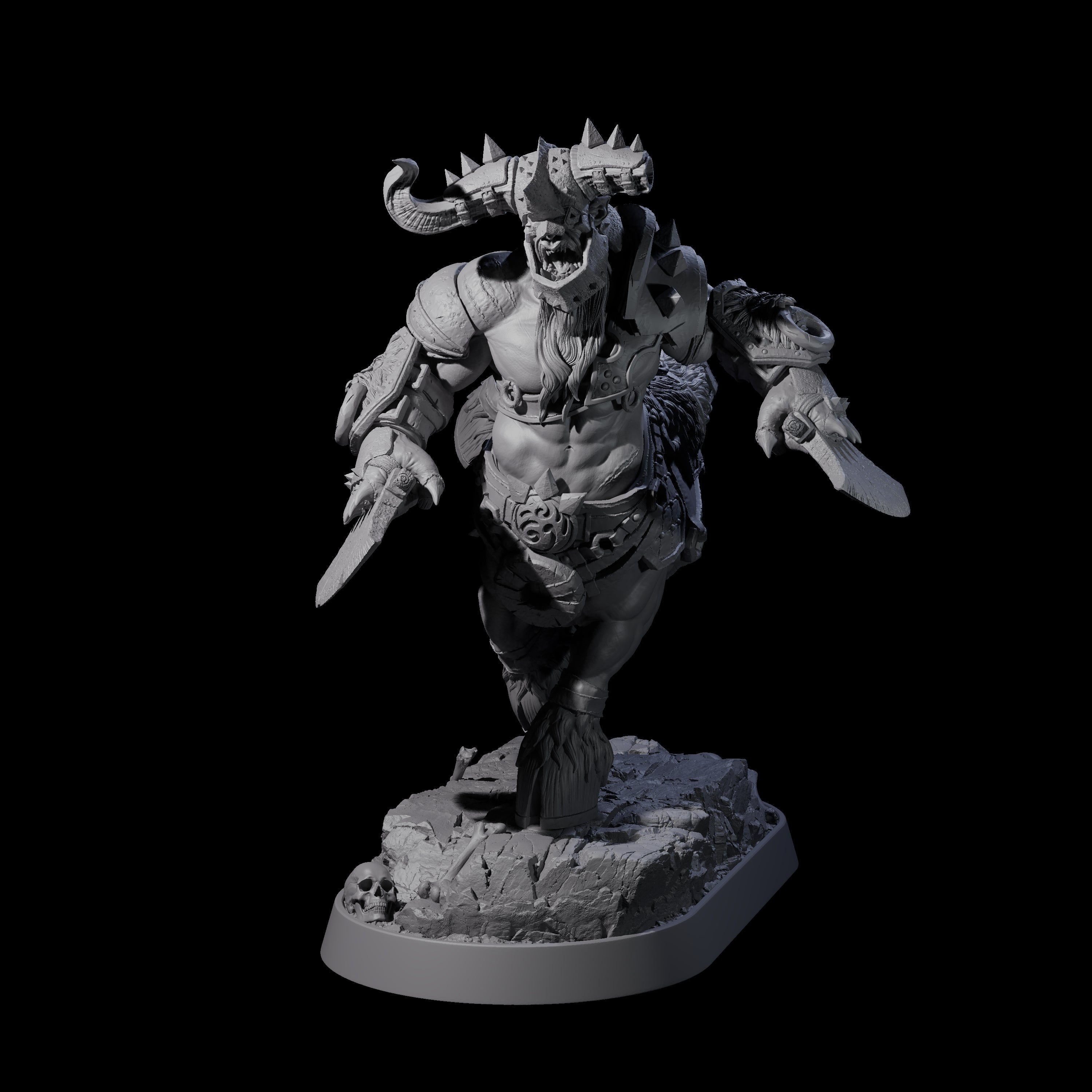 Muscular Raging Centaur G Miniature for Dungeons and Dragons, Pathfinder or other TTRPGs