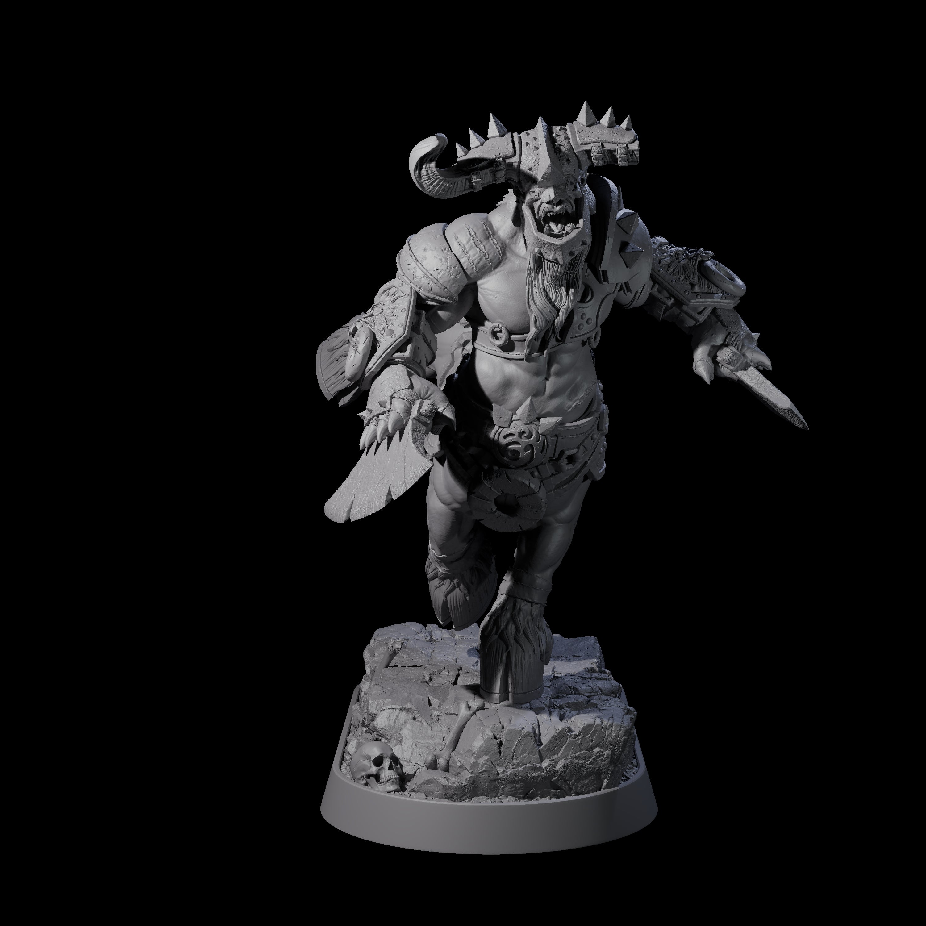 Muscular Raging Centaur G Miniature for Dungeons and Dragons, Pathfinder or other TTRPGs