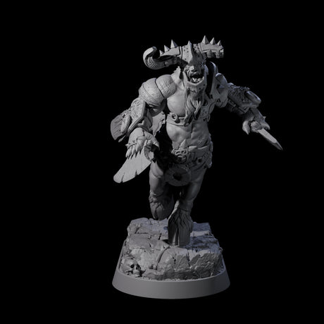 Muscular Raging Centaur G Miniature for Dungeons and Dragons, Pathfinder or other TTRPGs