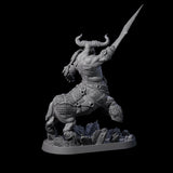 Muscular Raging Centaur H Miniature for Dungeons and Dragons, Pathfinder or other TTRPGs