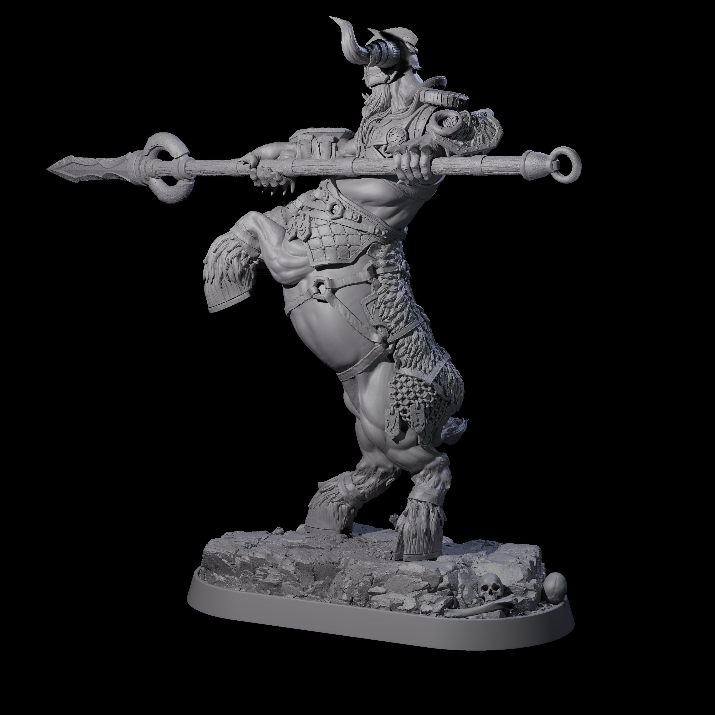 Muscular Raging Centaur I Miniature for Dungeons and Dragons, Pathfinder or other TTRPGs